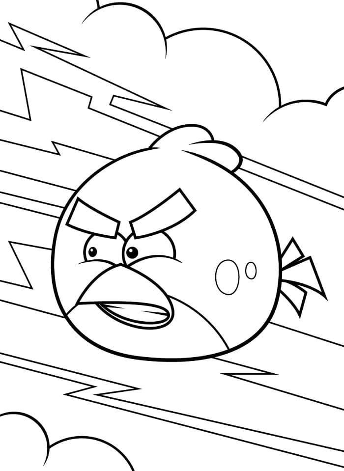 Ücretsiz Angry Birds Boyama Sayfası
