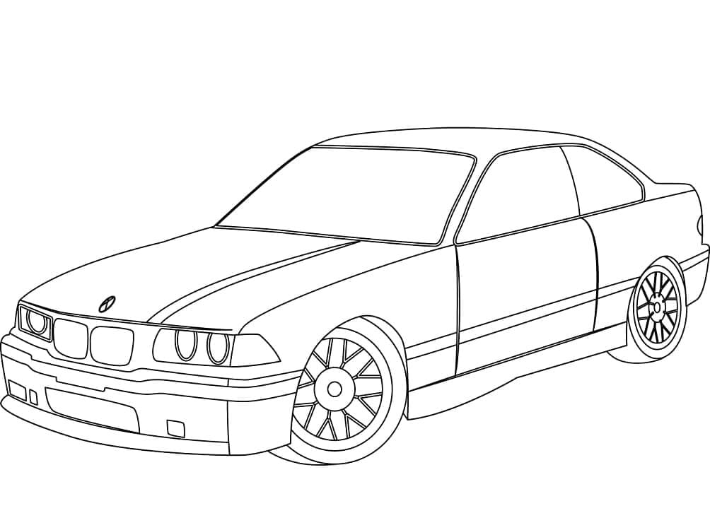 Ücretsiz BMW resmi Boyama Sayfası