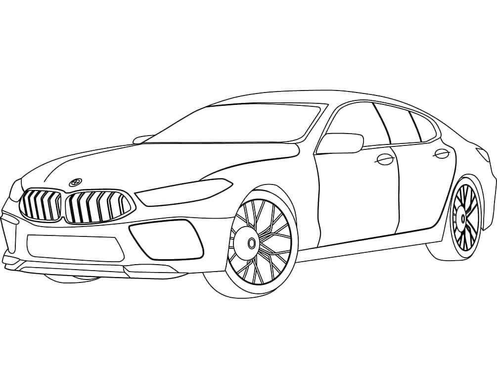 Ücretsiz BMW Boyama Sayfası