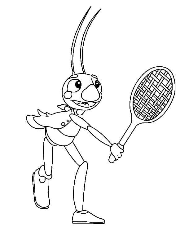 Ücretsiz Badminton Resmi Boyama Sayfası