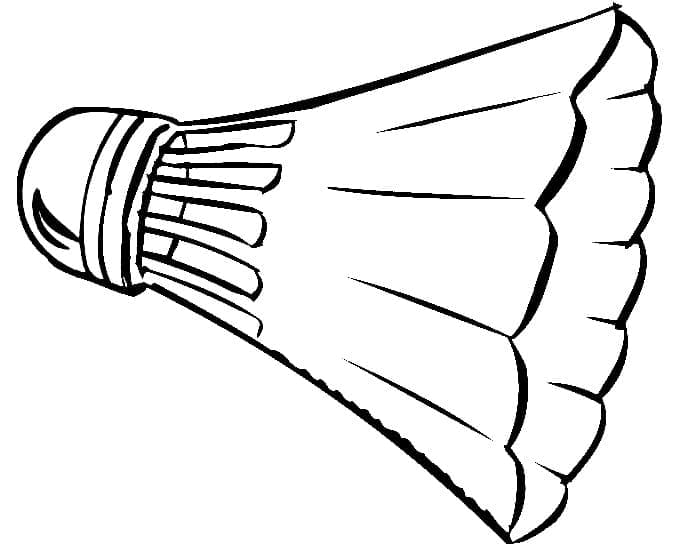 Ücretsiz Badminton Yazdır Boyama Sayfası