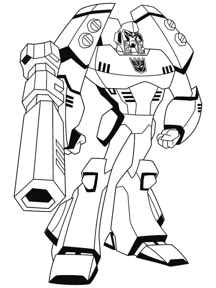 Ücretsiz Baskı Transformers Boyama Sayfası