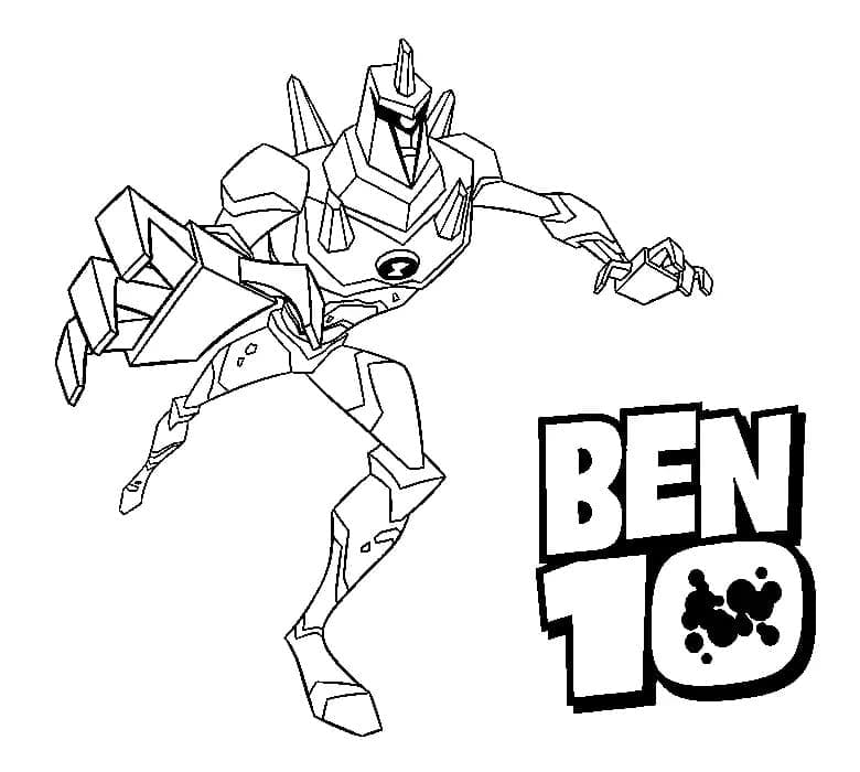 Ücretsiz Ben 10 Yazdırılabilir Boyama Sayfası