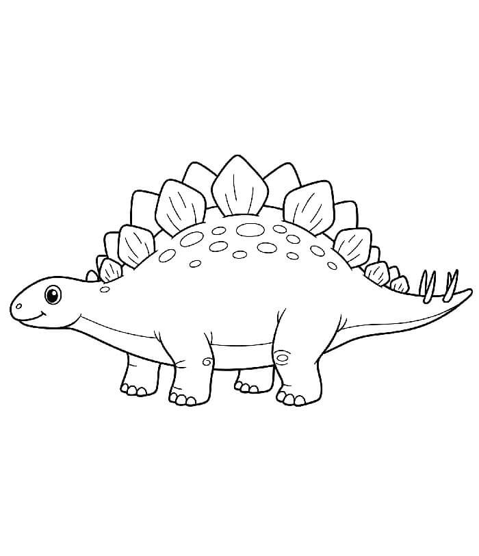 Ücretsiz Dinozor Boyama Sayfası