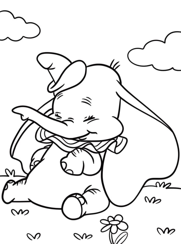 Dumbo Boyama Sayfaları