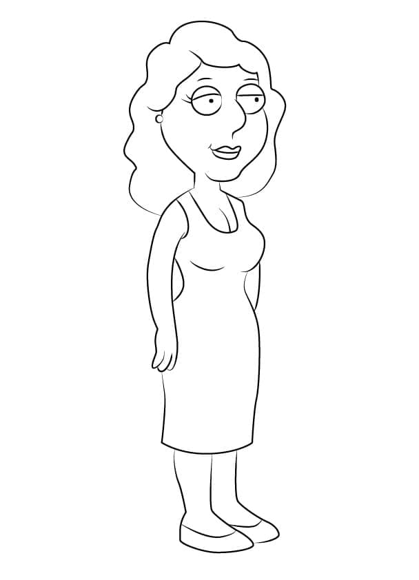 Ücretsiz Family Guy Görseli Boyama Sayfası