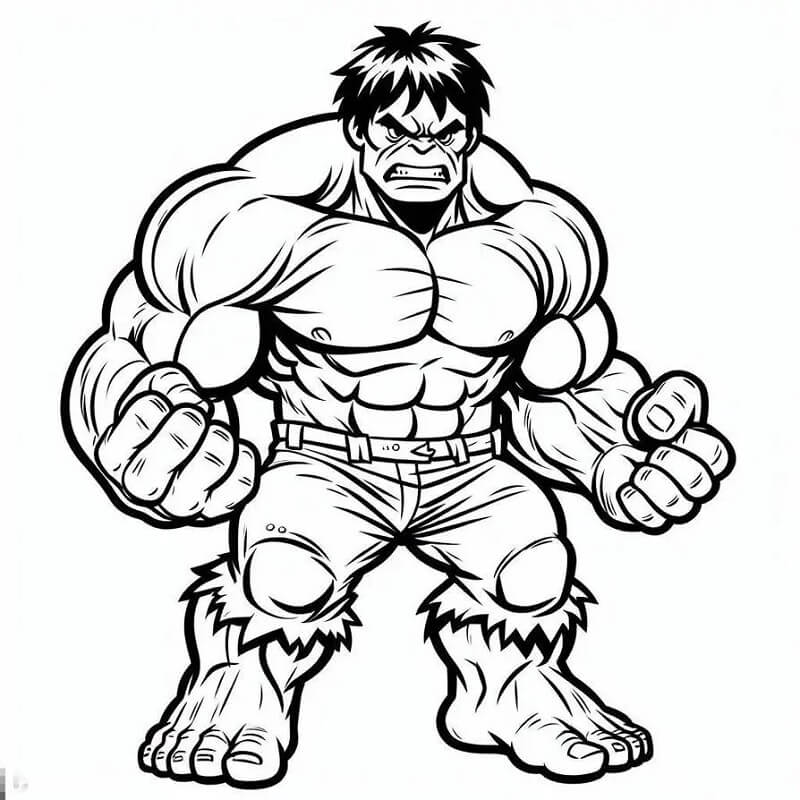 Hulk Boyama Sayfaları