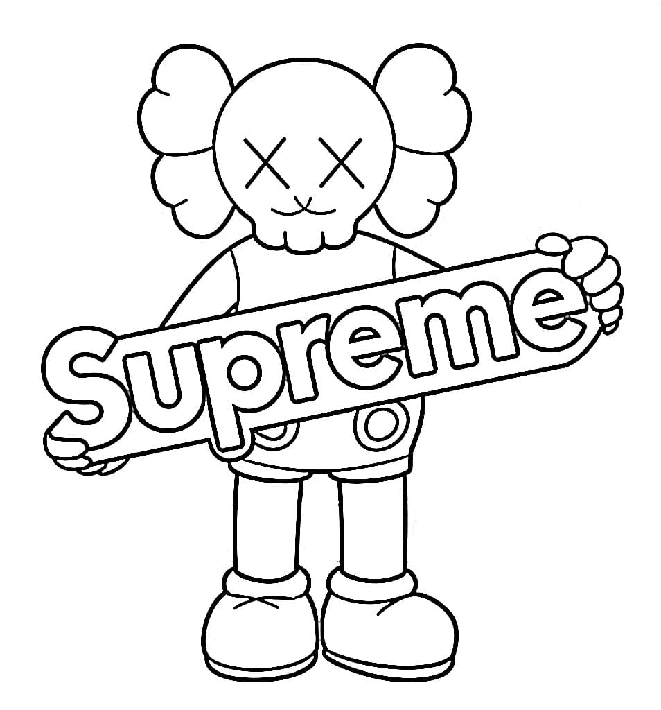 Kaws Boyama Sayfaları