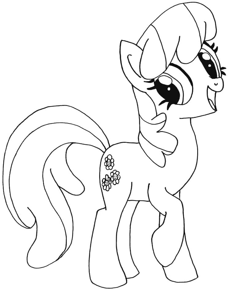Ücretsiz My Little Pony Resmi Boyama Sayfası
