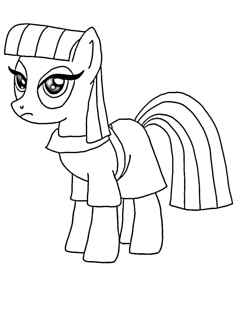 Ücretsiz My Little Pony Yazdırılabilir Boyama Sayfası