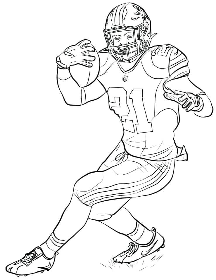 Ücretsiz NFL Resmi Boyama Sayfası