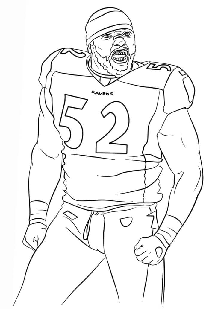 Ücretsiz NFL Yazdır Boyama Sayfası