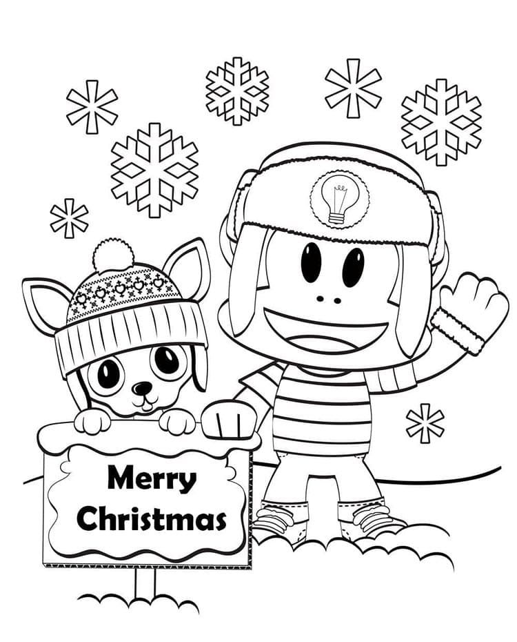 Ücretsiz Noel Yazdırılabilir Boyama Sayfası