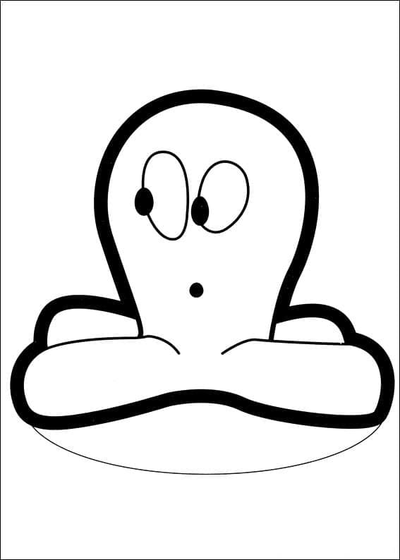 Ücretsiz Pocoyo Görseli Boyama Sayfası