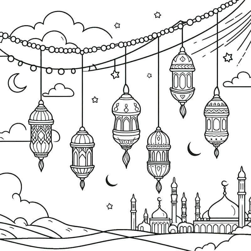 Ramazan Boyama Sayfaları
