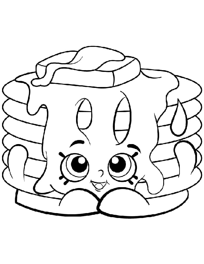 Ücretsiz Shopkins Resmi Boyama Sayfası