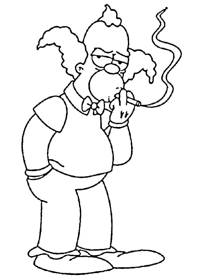Ücretsiz Simpsonlar Boyama Sayfası
