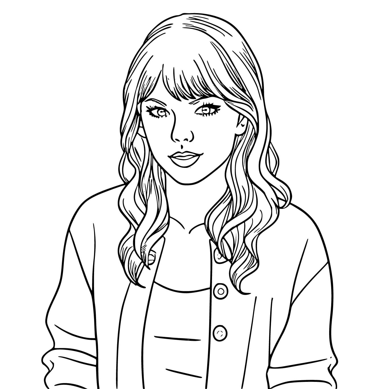 Taylor Swift Boyama Sayfaları