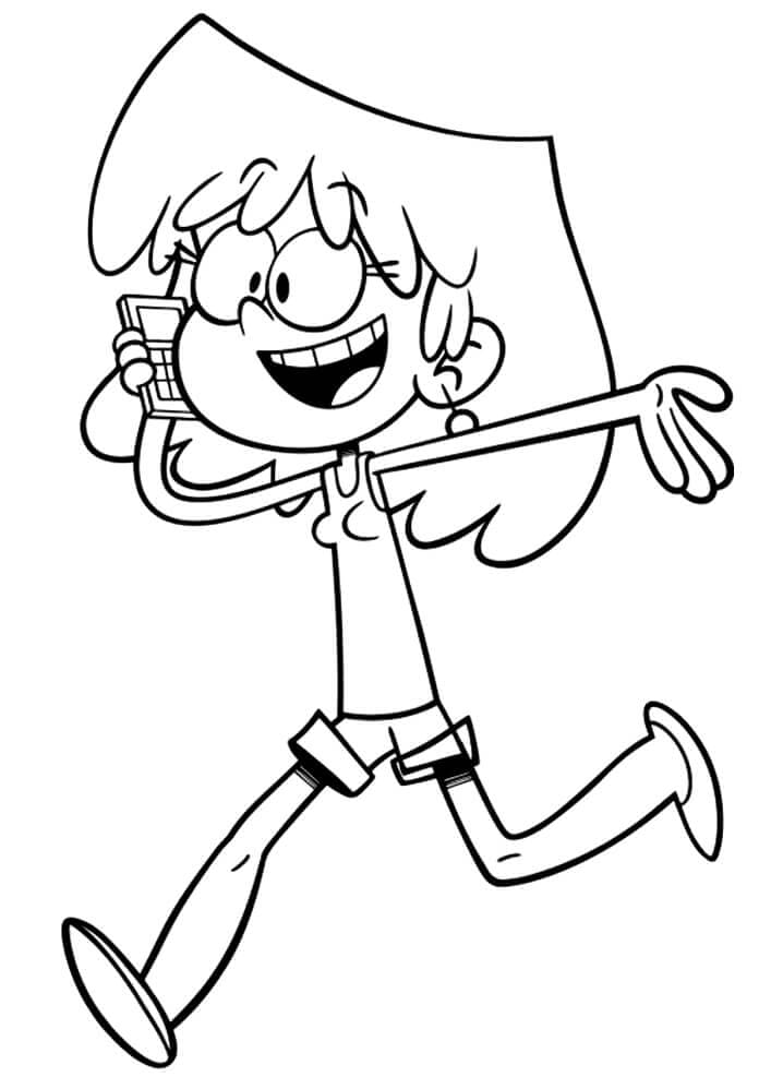 Ücretsiz The Loud House Görseli Boyama Sayfası