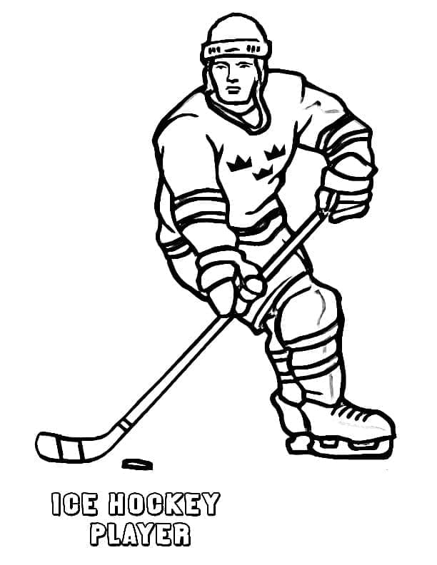 Ücretsiz Yazdırılabilir NHL Boyama Sayfası