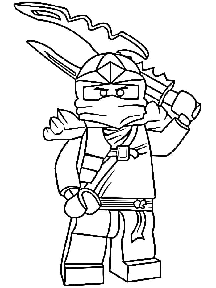 Ücretsiz Yazdırılabilir Ninjago Boyama Sayfası