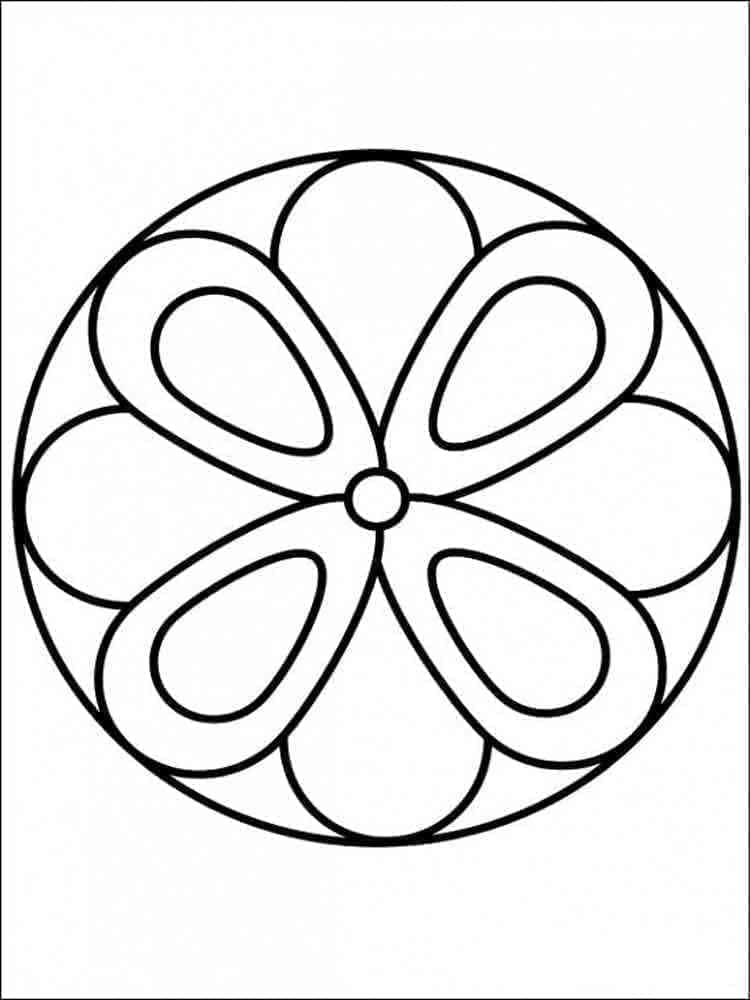 Ücretsiz Yazdırılacak Mandala Boyama Sayfası