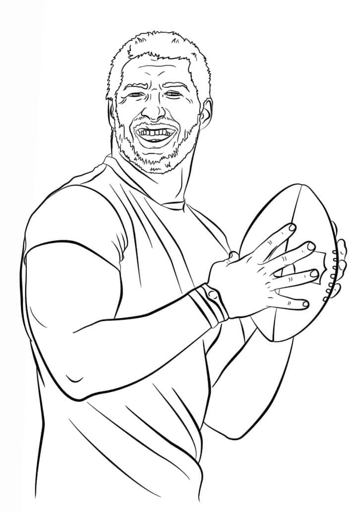 Ücretsiz Yazdırılacak NFL Boyama Sayfası