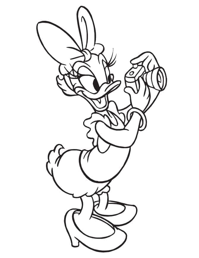 Daisy Duck Boyama Sayfaları
