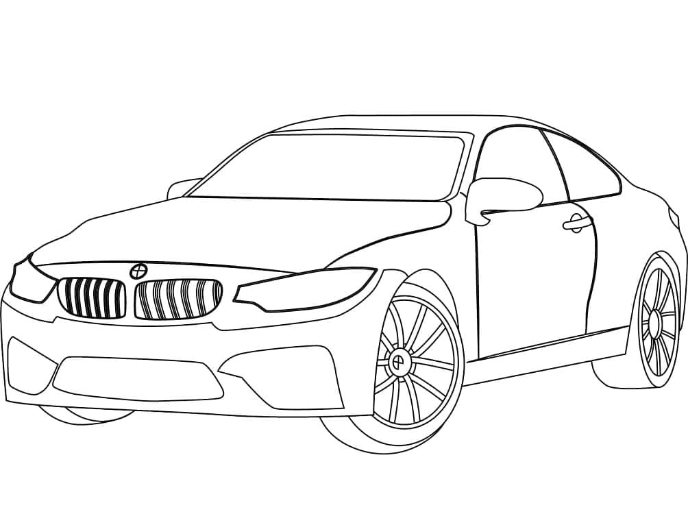 Ücretsiz yazdırmalık BMW Boyama Sayfası