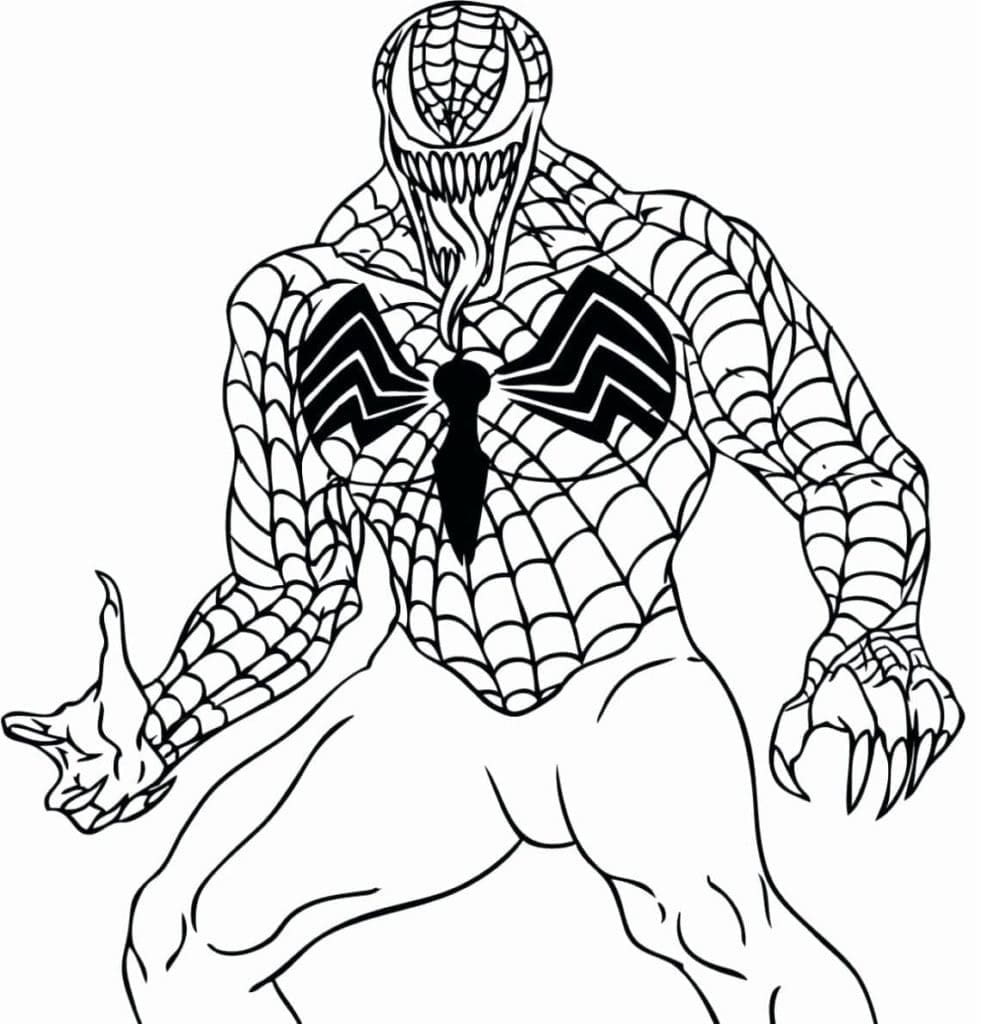 Venom Bedava Boyama Sayfası