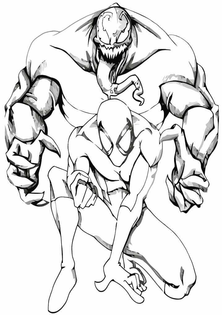 Venom Resmi Boyama Sayfası