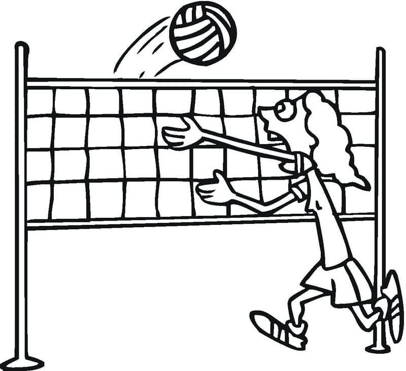 Voleybol (3) Boyama Sayfası
