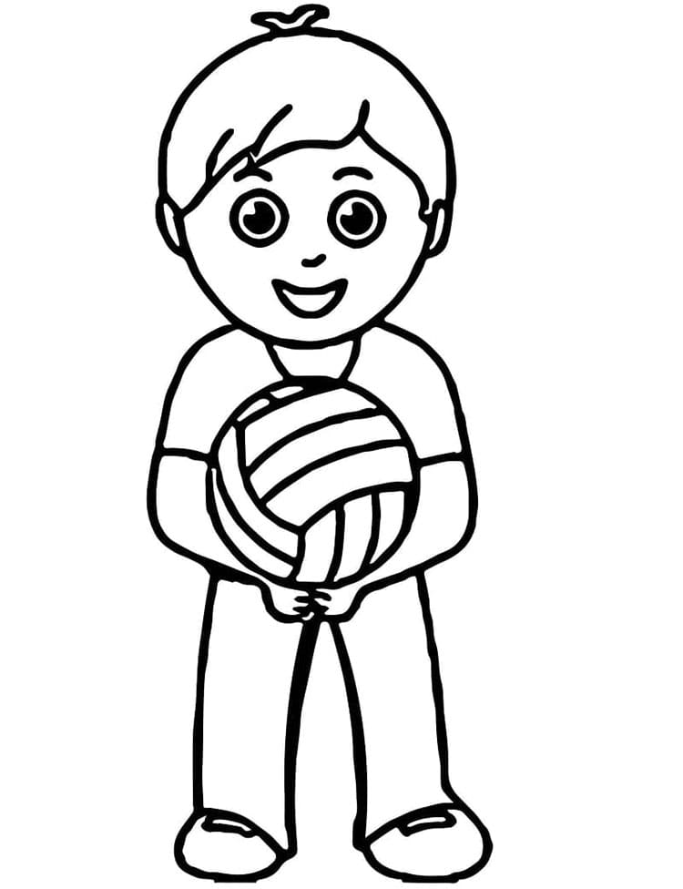 Voleybol (4) Boyama Sayfası