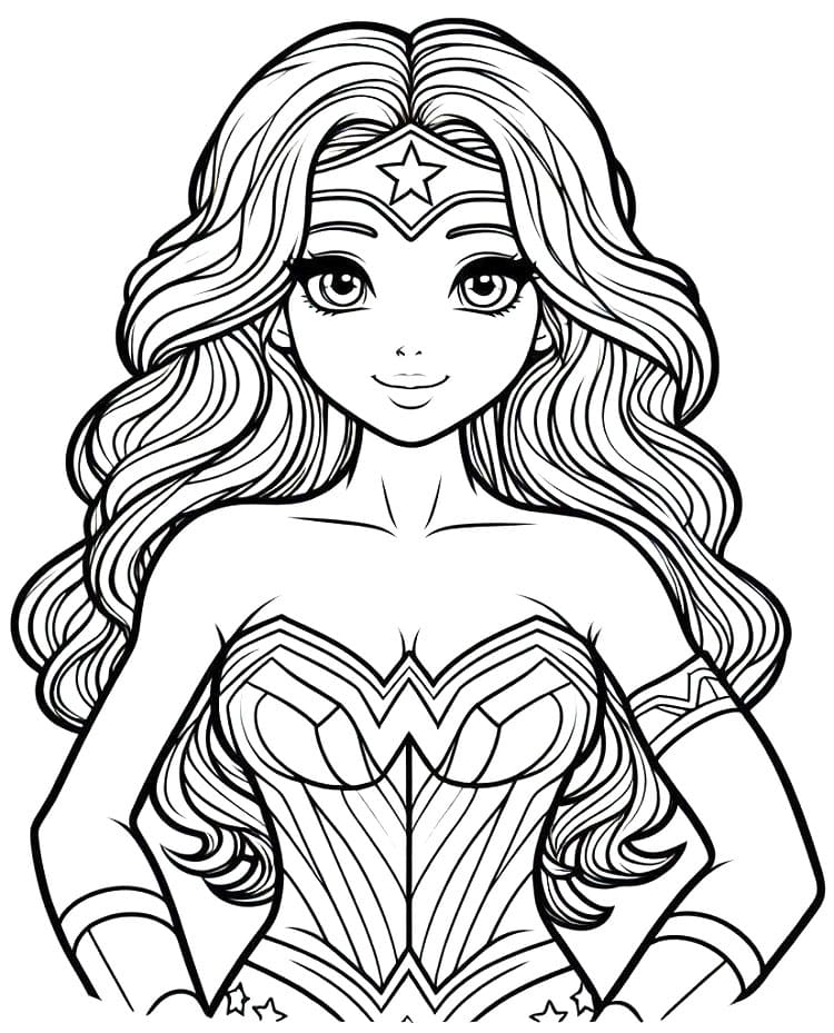 Wonder Woman (2) Boyama Sayfası