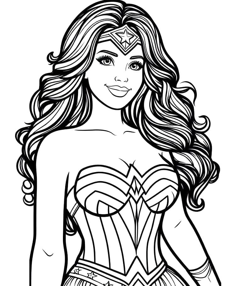 Wonder Woman (5) Boyama Sayfası