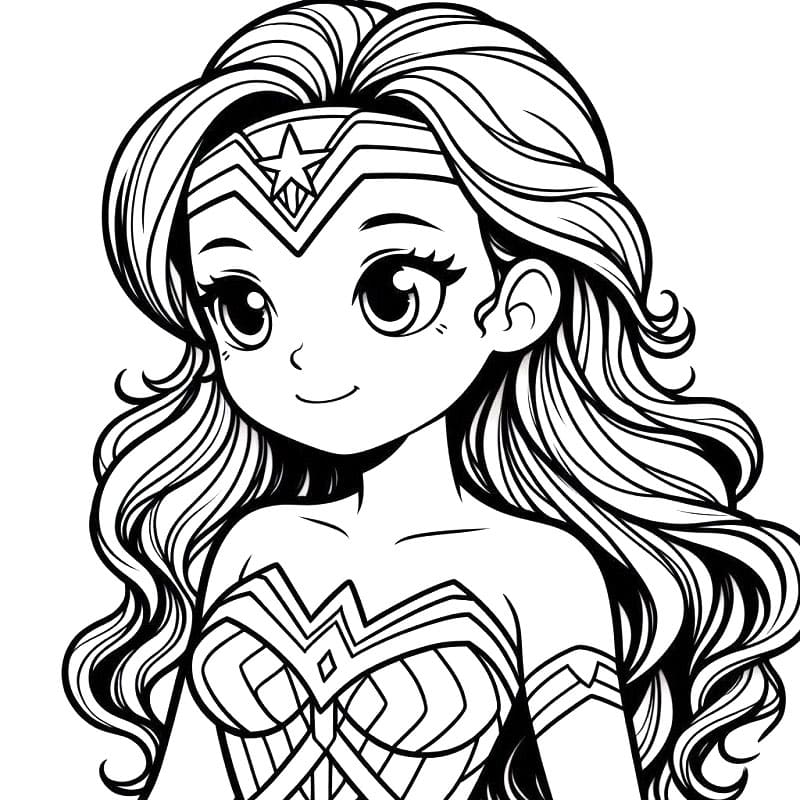 Wonder Woman (8) Boyama Sayfası