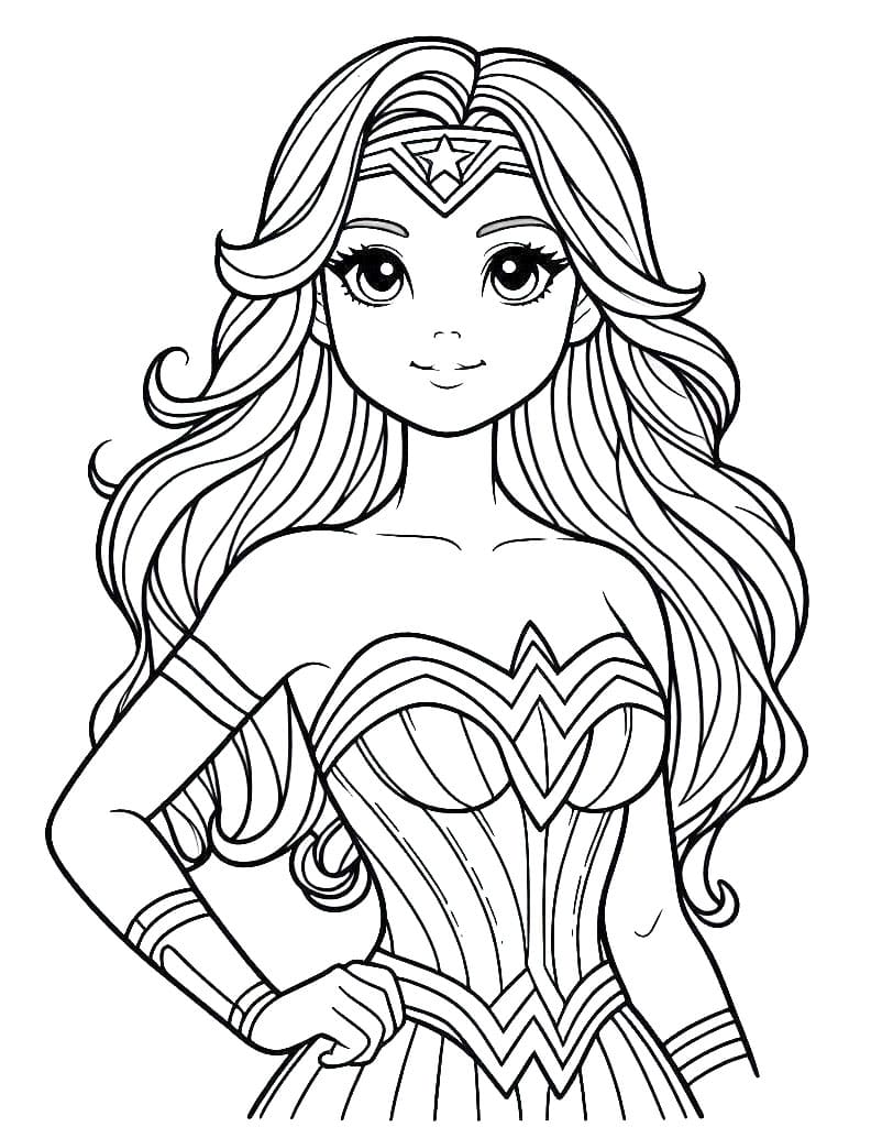 Wonder Woman (9) Boyama Sayfası