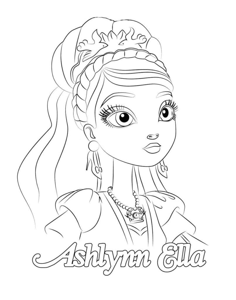 Yazdır Ever After High Boyama Sayfası