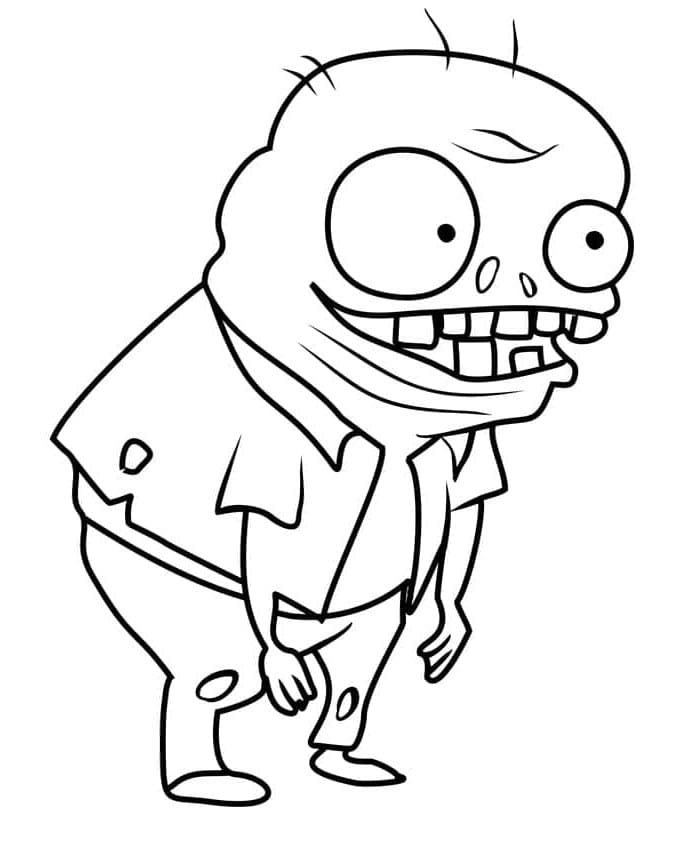 Yazdır Plants vs Zombies Boyama Sayfası