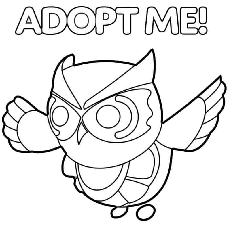 Adopt Me Boyama Sayfaları