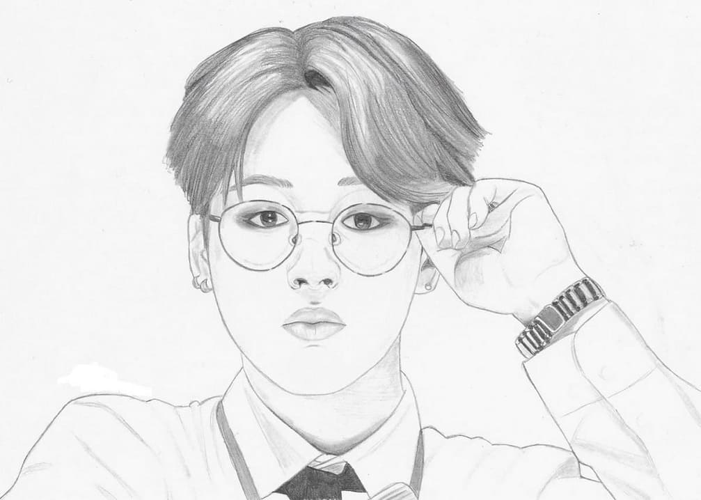 Yazdırılabilir BTS Resim Boyama Sayfası
