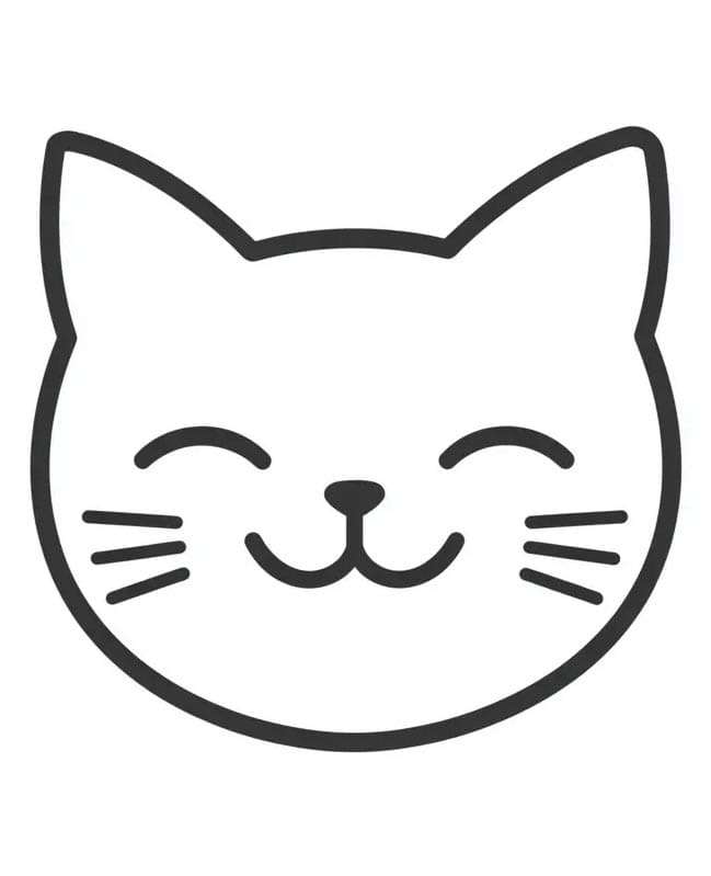 Yazdırılabilir Bedava Emoji Boyama Sayfası