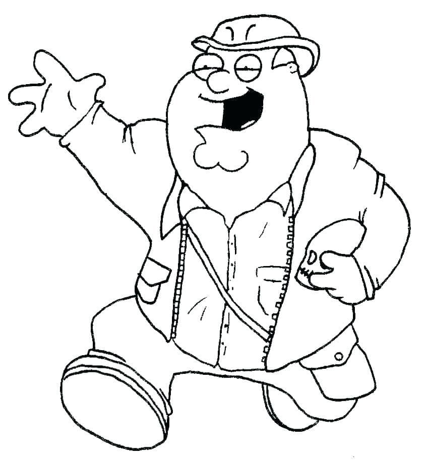 Yazdırılabilir Bedava Family Guy Boyama Sayfası
