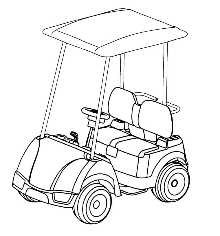 Yazdırılabilir Bedava Golf Boyama Sayfası