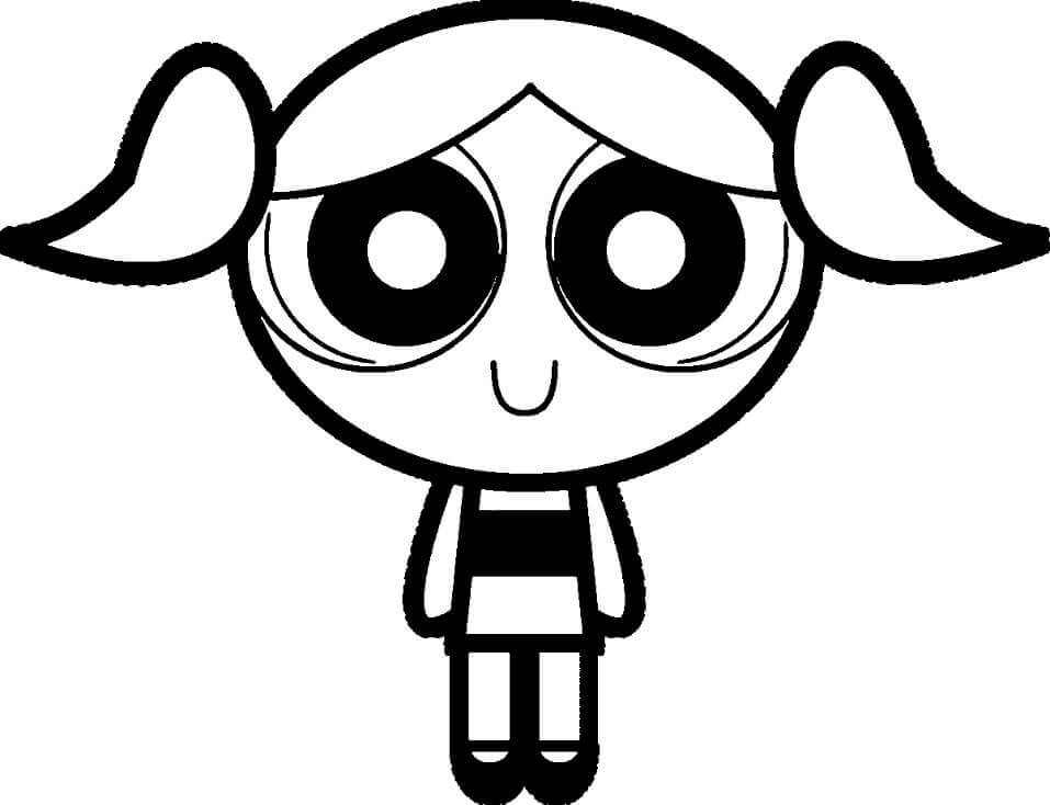 Yazdırılabilir Bedava Powerpuff Girls Boyama Sayfası