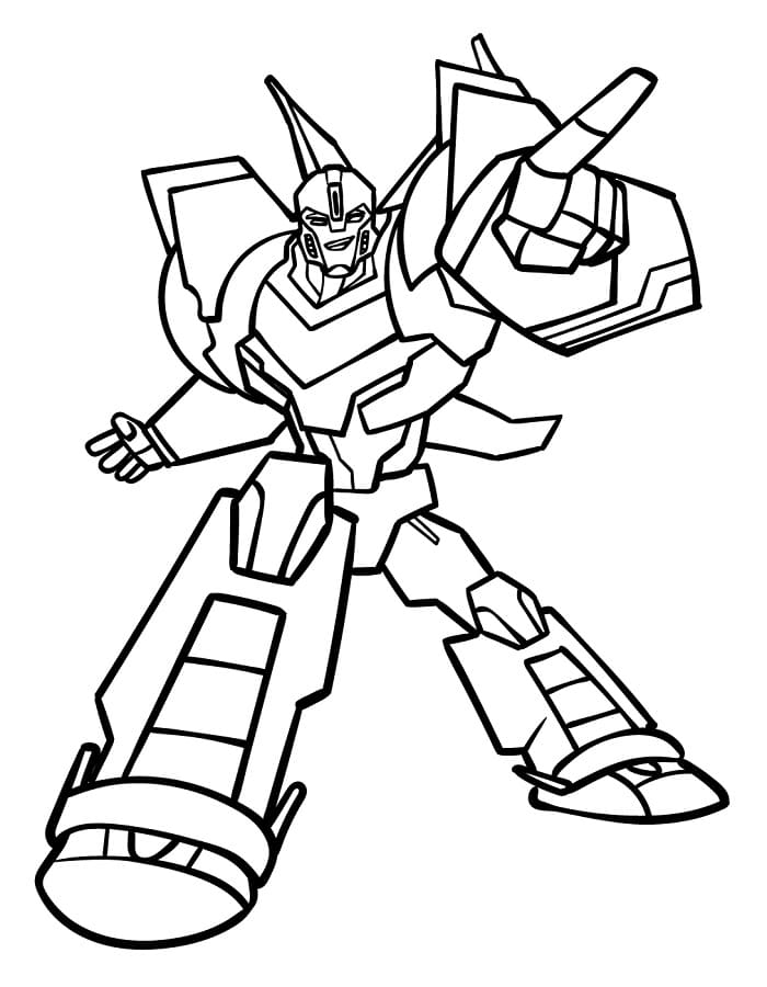 Yazdırılabilir Bedava Transformers Boyama Sayfası