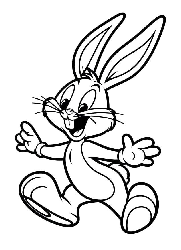 Bugs Bunny Boyama Sayfaları