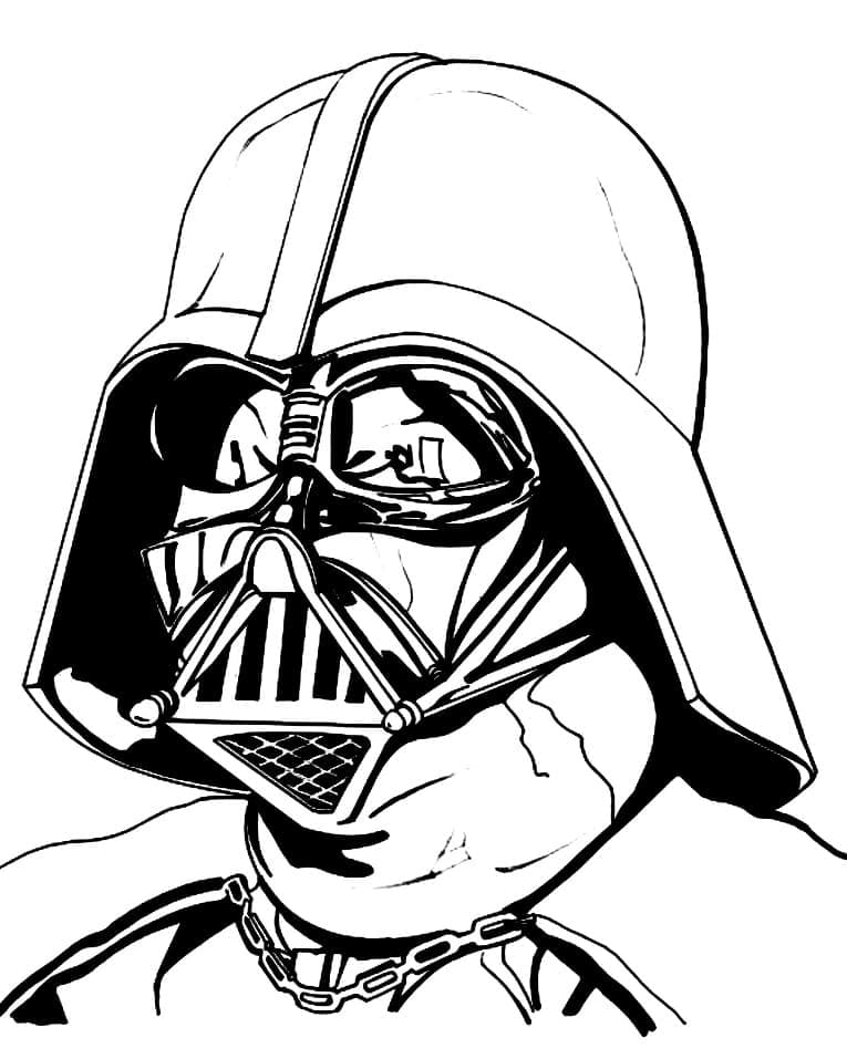Yazdırılabilir Darth Vader Boyama Sayfası