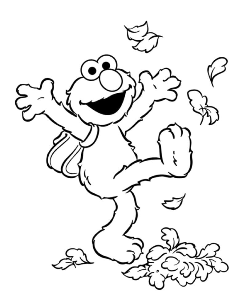 Elmo Boyama Sayfaları