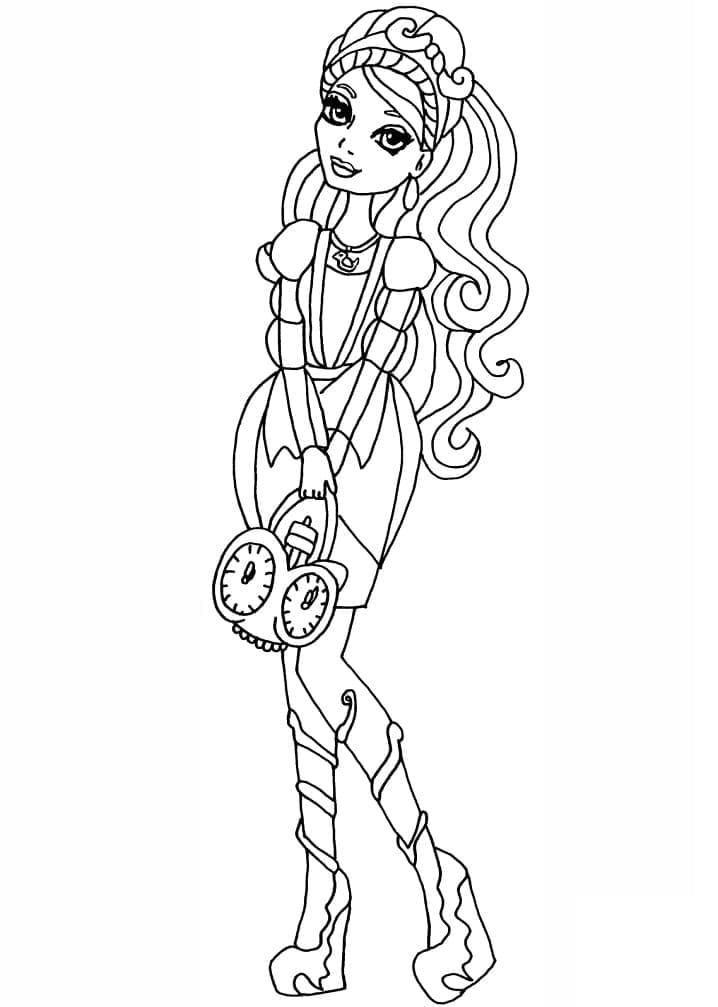 Yazdırılabilir Ever After High Boyama Sayfası